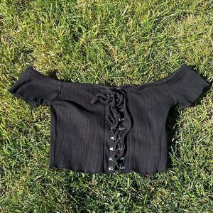 Forever 21 Cropped Off the Shoulder Top